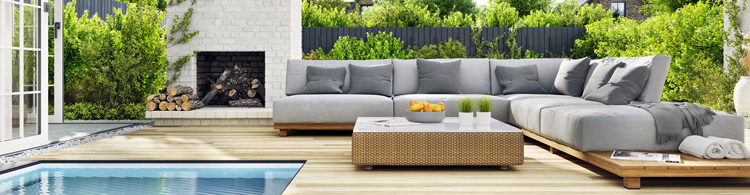 Für eine sorgenfreie Auszeit im Garten: wetterfeste Loungemöbel